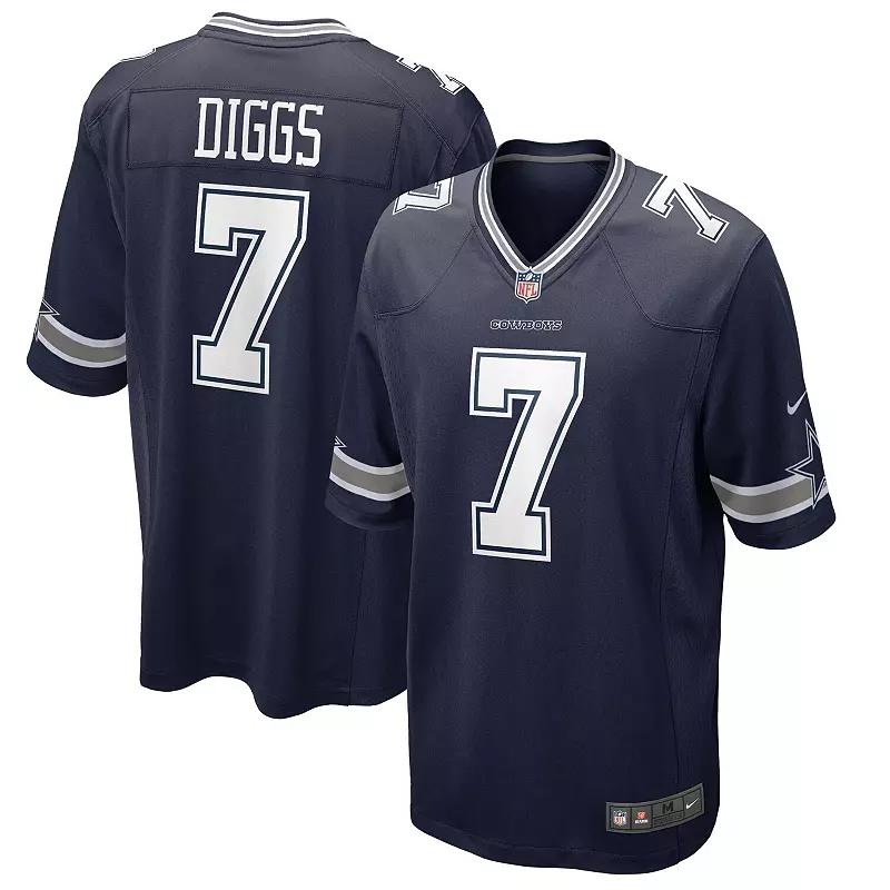 Men's Nike Trevon Diggs Navy Dallas Cowboys Game Jersey, Size: 2XL, Blue Product Image