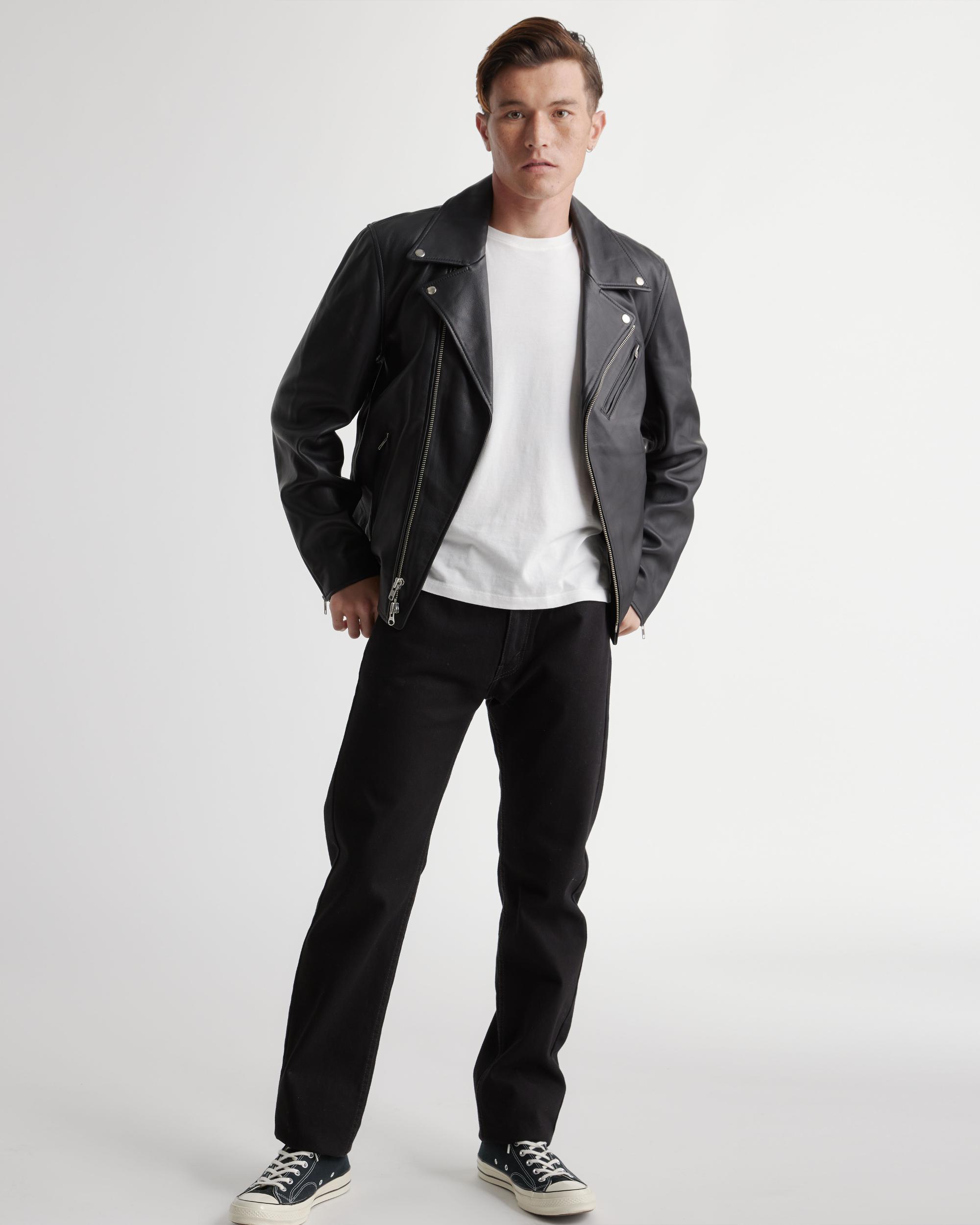 Quince | Men's Motorcycle Jacket Leather Product Image