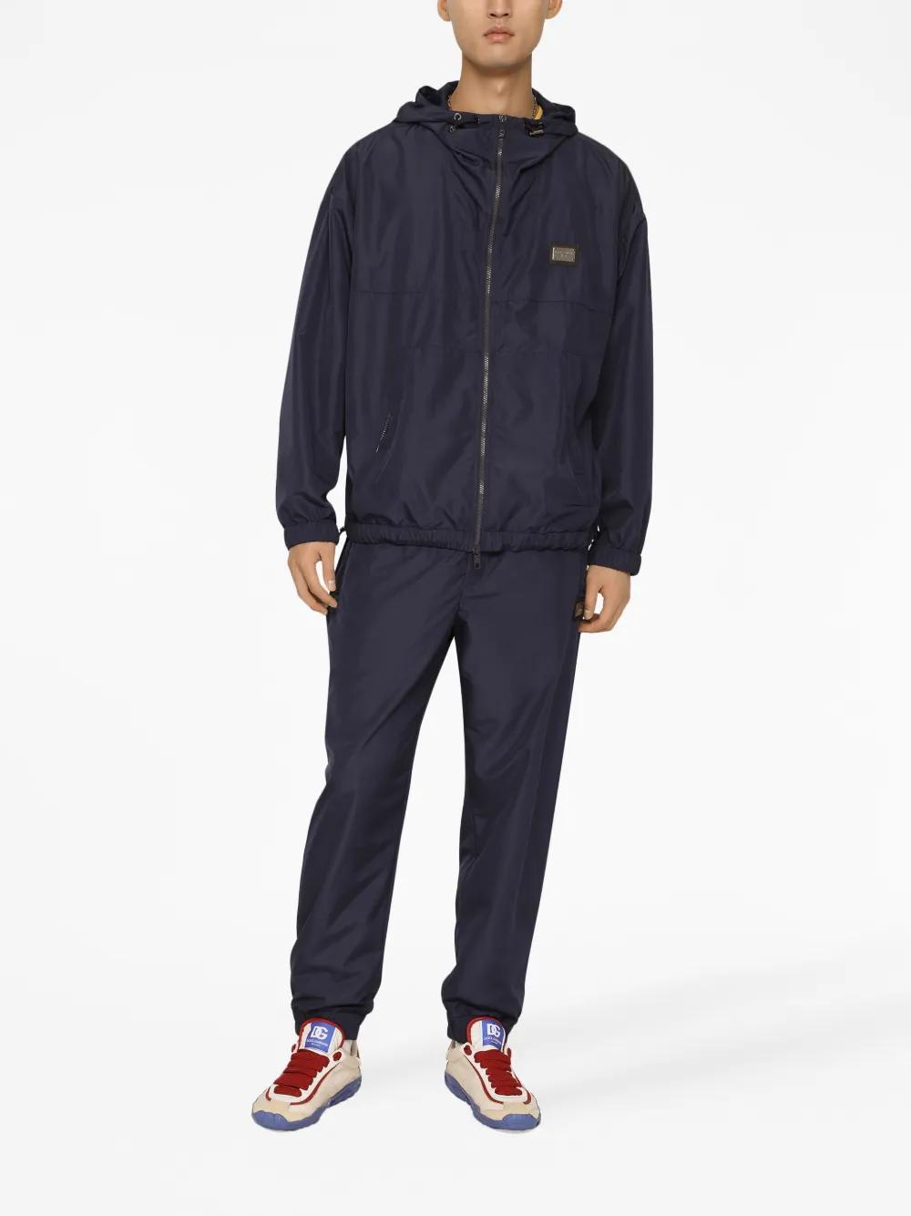 logo-plaque drawstring track pants  Product Image