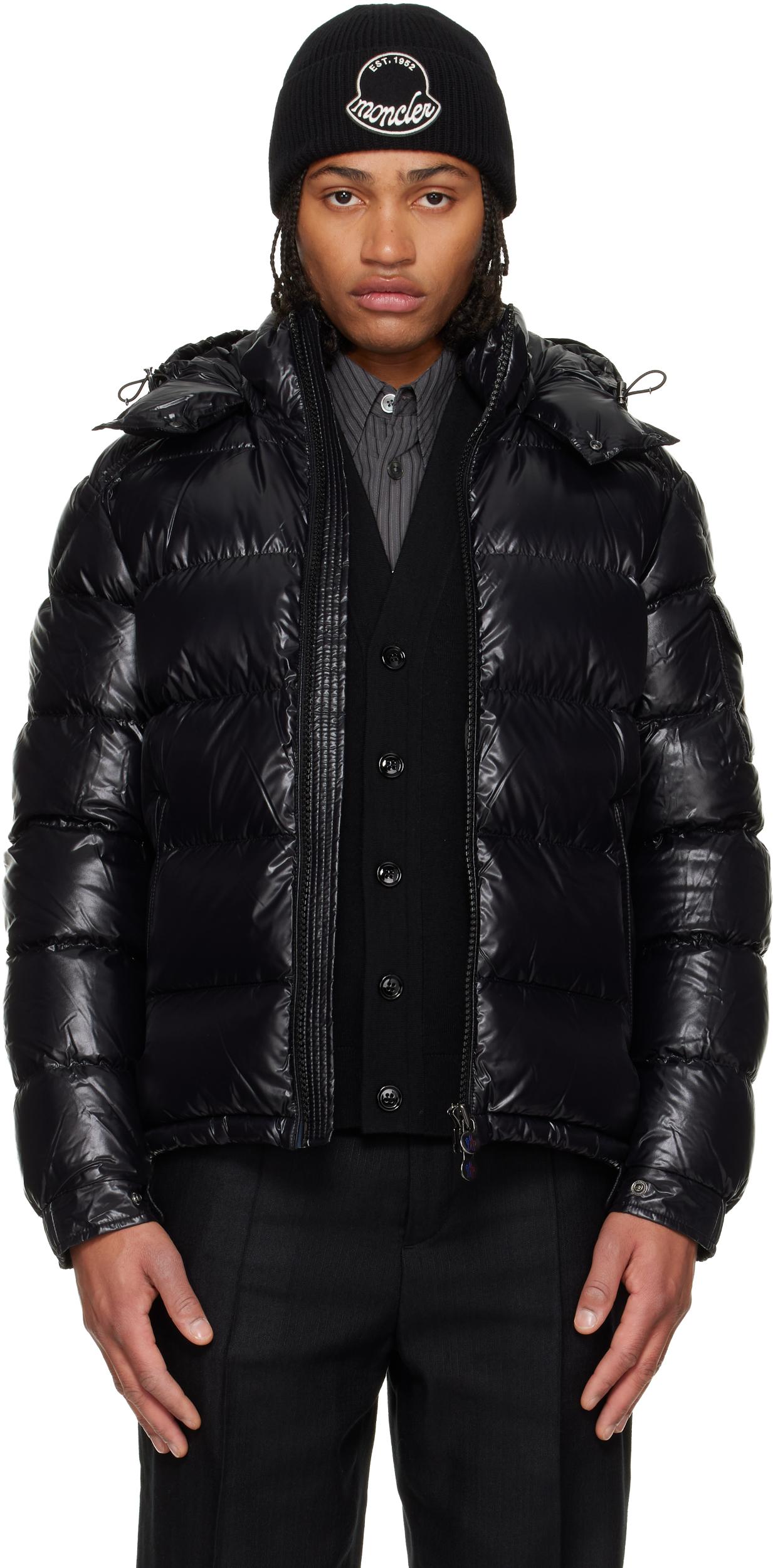 MONCLER Men Detachable Hood Padded Down Jacket In Black Product Image