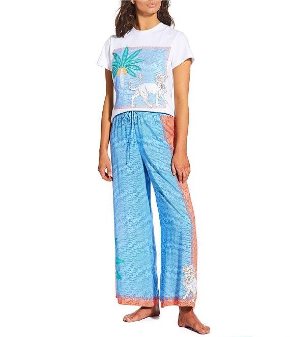 JOHNNY WAS JW X Paolita Circe's Ocean T-Shirt Swim Cover-Up Product Image