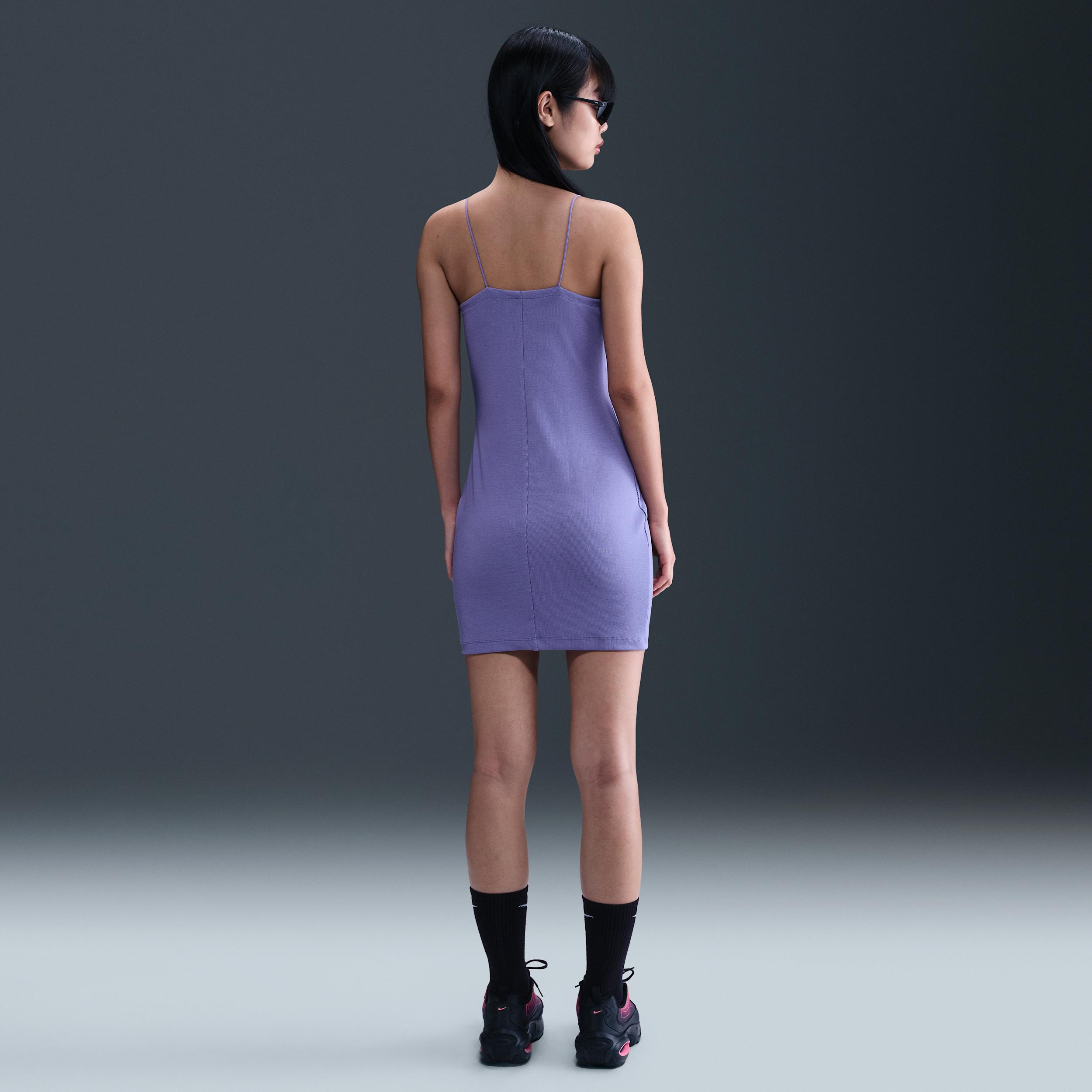 Womens Nike Sportswear Chill Knit Tight Mini-Rib Cami Dress | FN4157-527 Product Image