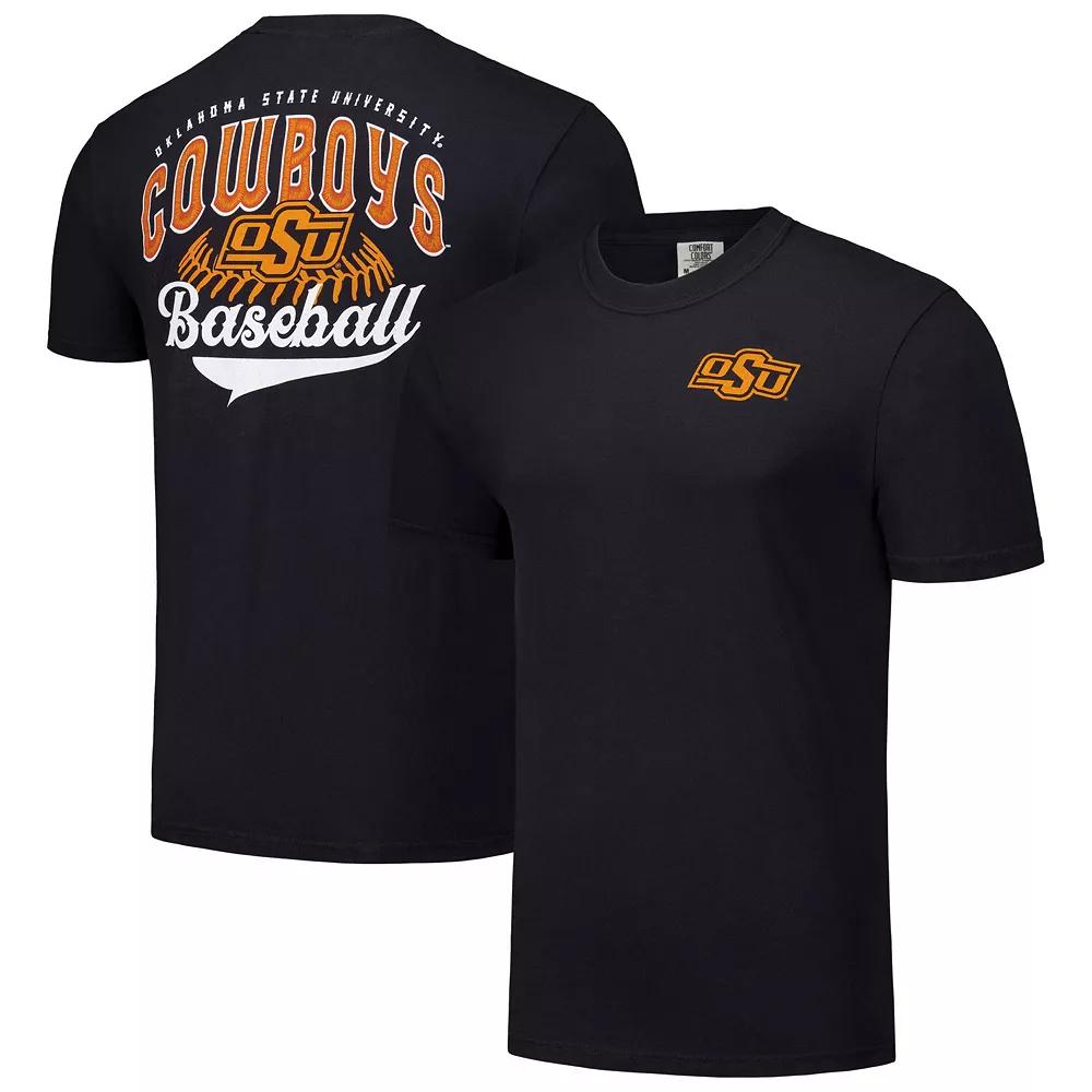 Men's Black Oklahoma State Cowboys Baseball Comfort Colors T-Shirt,  Product Image