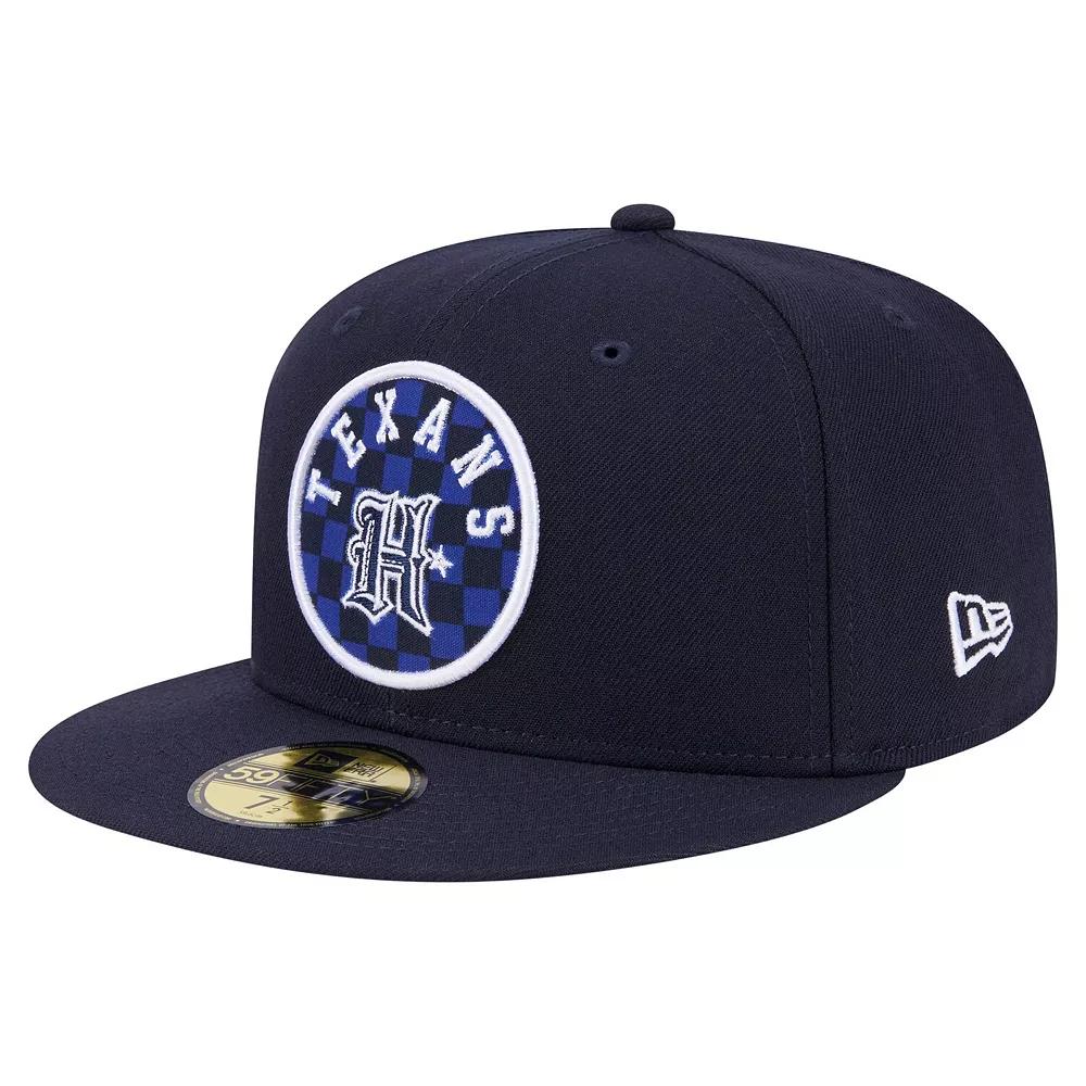 Men's New Era Royal Indianapolis Colts Checkered 59FIFTY Fitted Hat,  Product Image