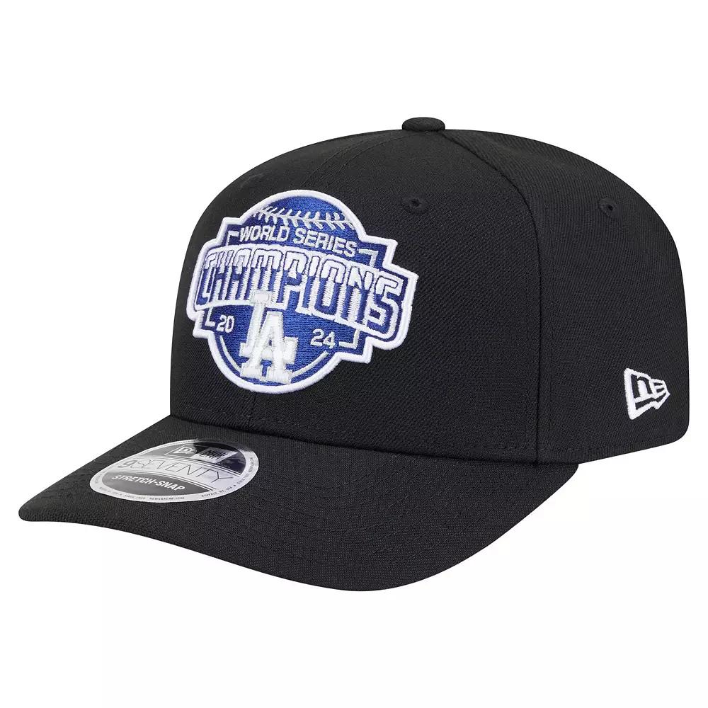 Men's New Era Black Los Angeles Dodgers 2024 World Series Champions 9SEVENTY Adjustable Hat Product Image