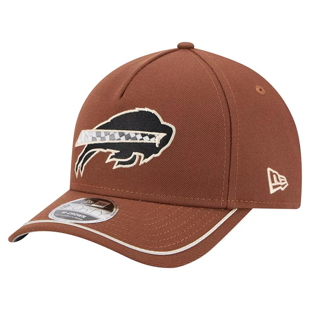 Men's New Era Brown Buffalo Bills Motorsport 9FORTY Adjustable Hat Product Image