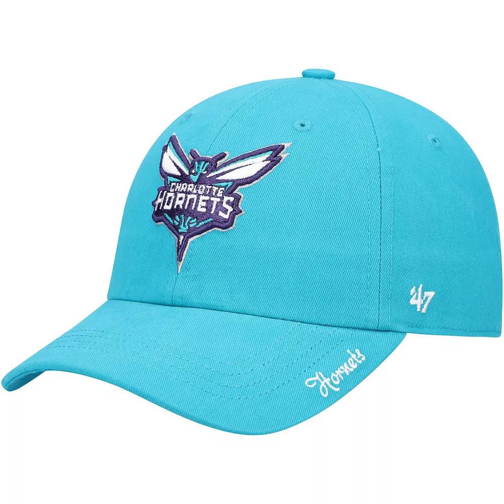 Women's '47 Teal Charlotte Hornets Miata Clean Up Logo Adjustable Hat, Chr Blue Product Image