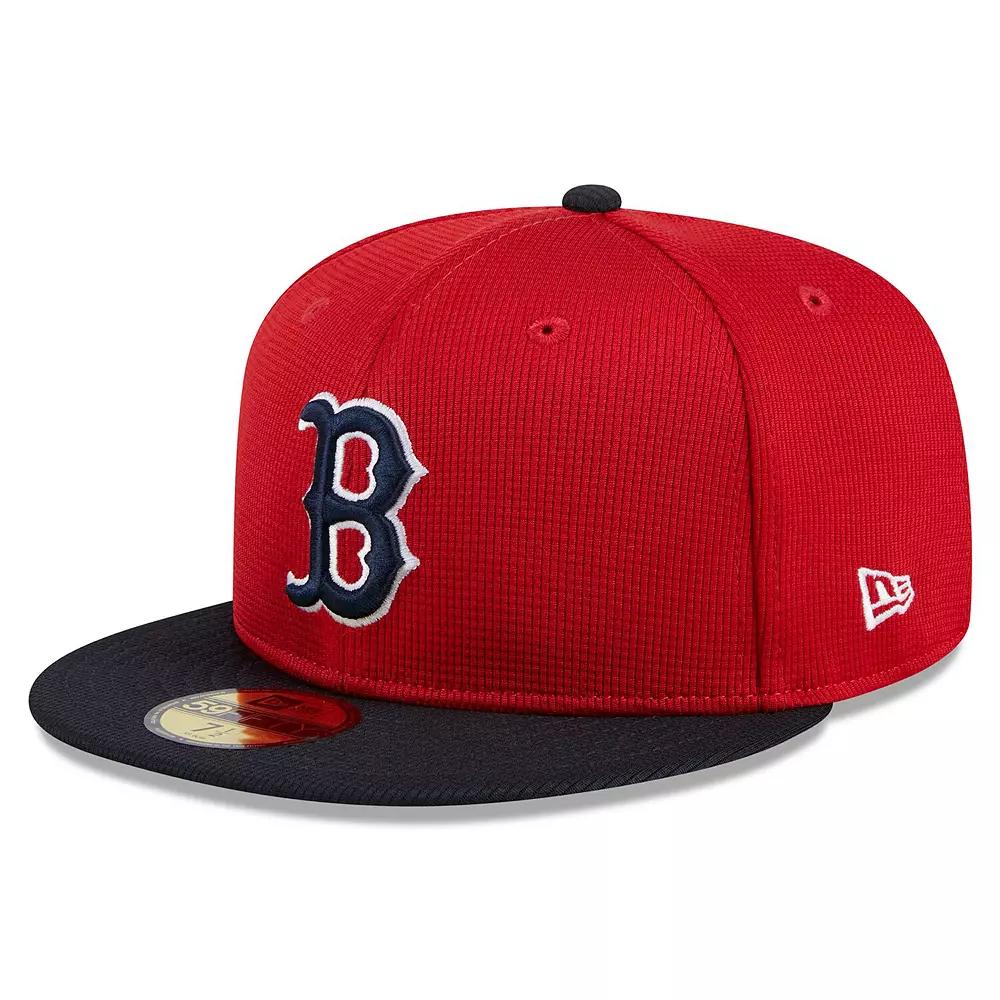 Men's New Era  Red Boston Red Sox 2024 Batting Practice 59FIFTY Fitted Hat, Size: 7 7/8 Product Image