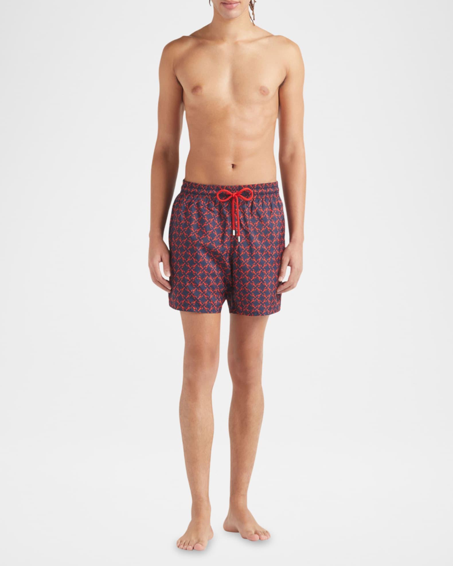 Men's Micro Lobster-Print Swim Shorts Product Image