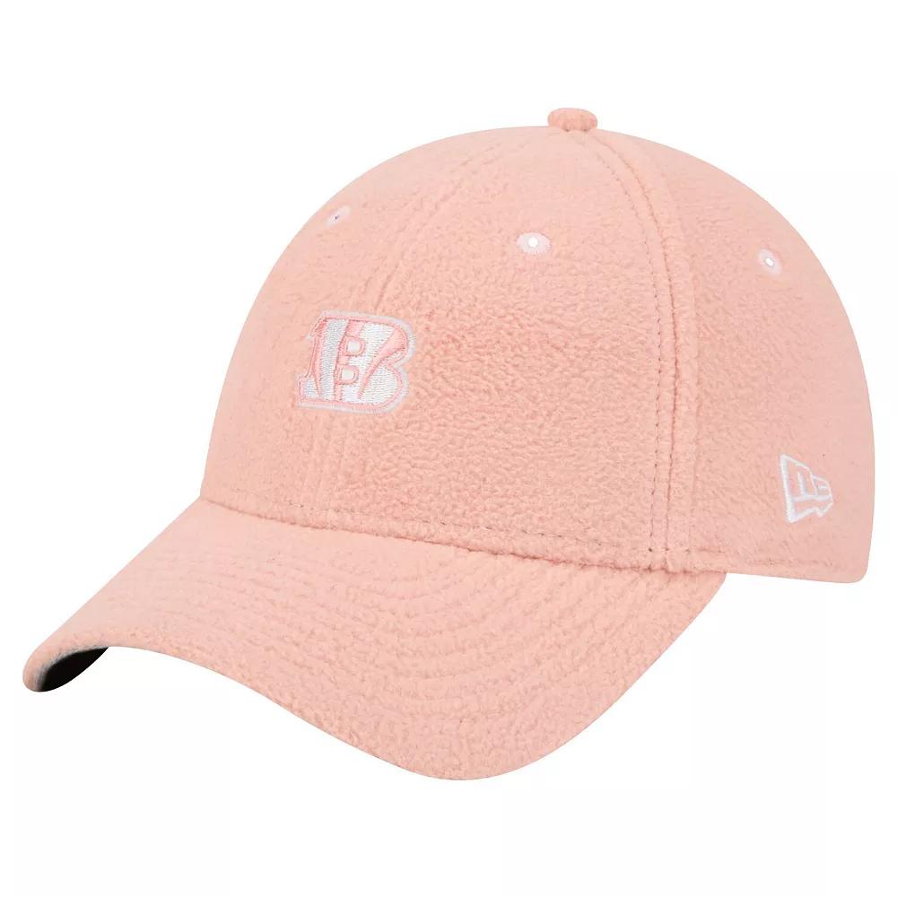 Women's New Era Light Pink Cincinnati Bengals Cozy Sherpa 9FORTY Adjustable Hat Product Image