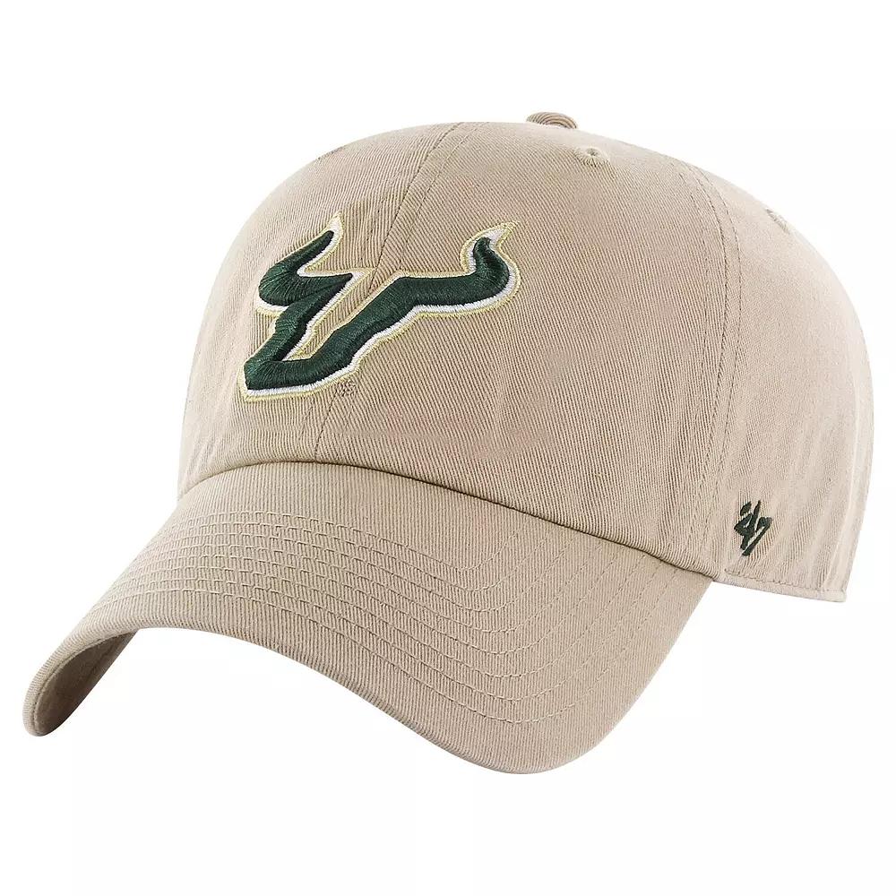 Men's '47 Khaki South Florida Bulls Clean Up Adjustable Hat, Usf Beig K Product Image