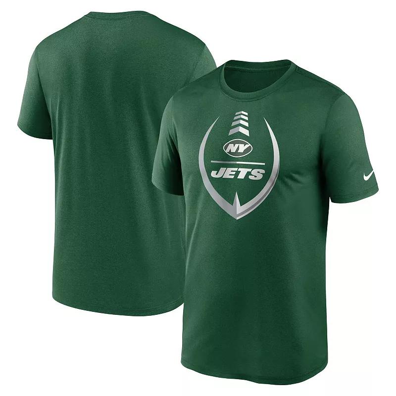 Men's Nike Green New York Jets Primetime Legend Logo Performance T-Shirt,  Product Image