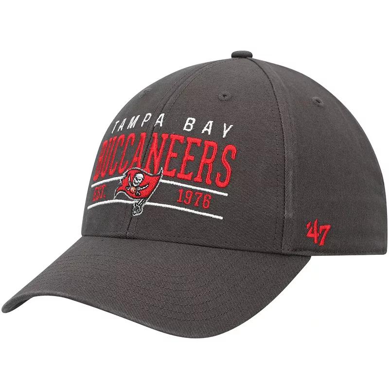 Men's '47 Graphite Tampa Bay Buccaneers Centerline MVP Adjustable Hat, Dark G Product Image