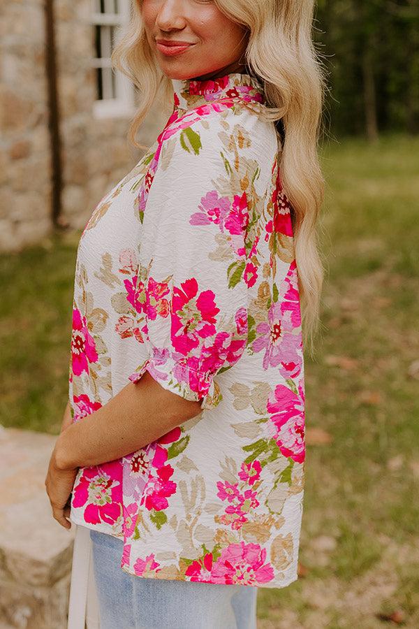 Garden Gorgeous Floral Top Product Image