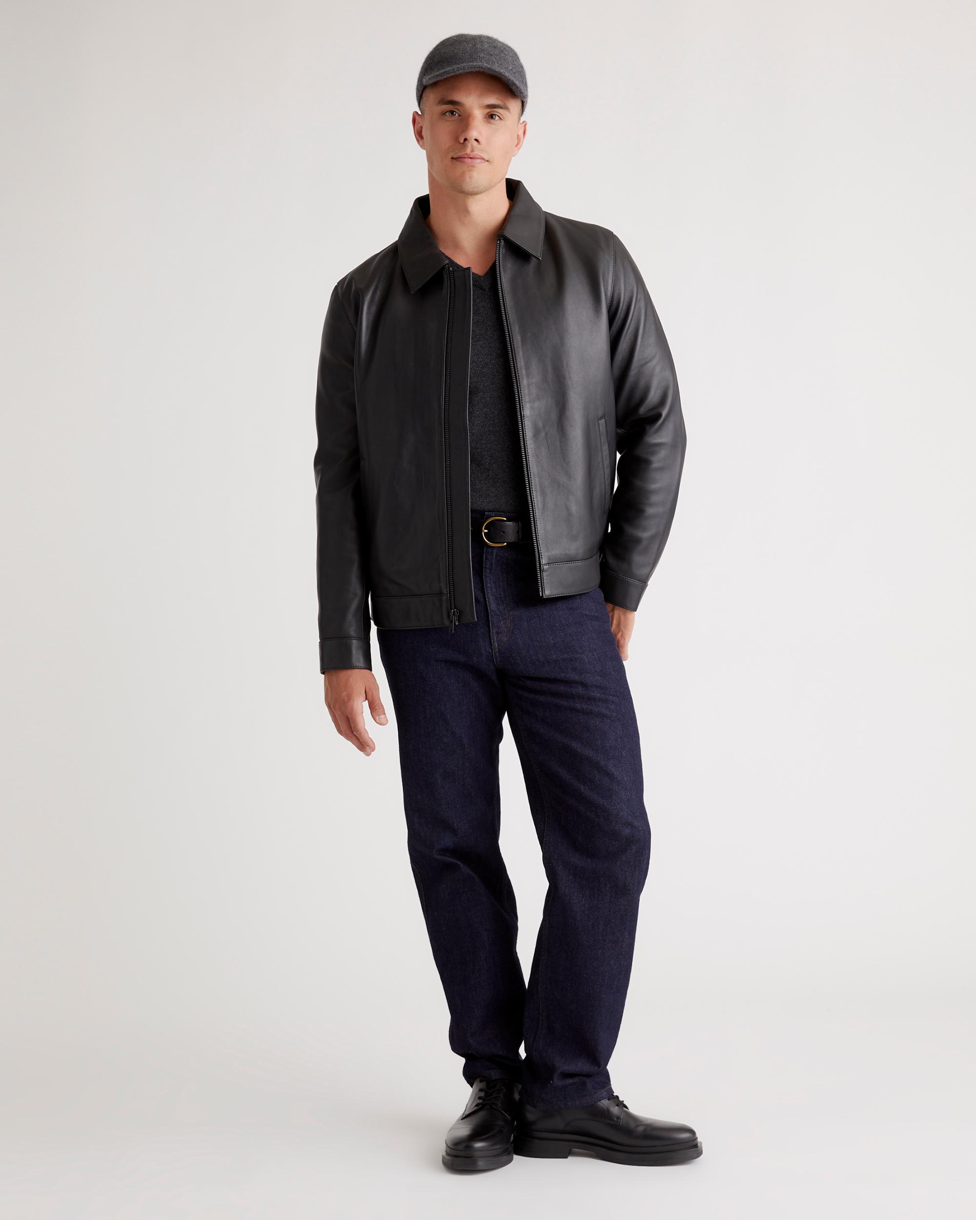 Quince | Men's Harrington Jacket Leather Product Image
