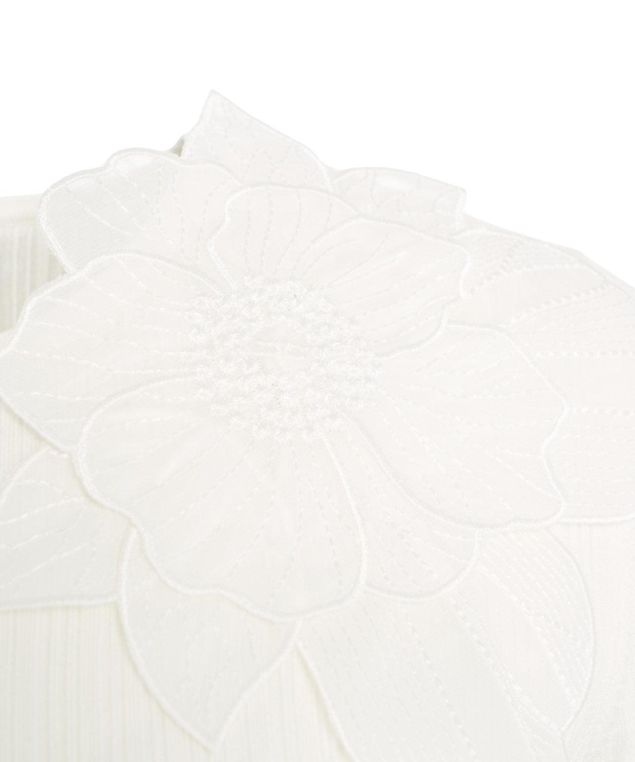 Knit top with floral detail Product Image