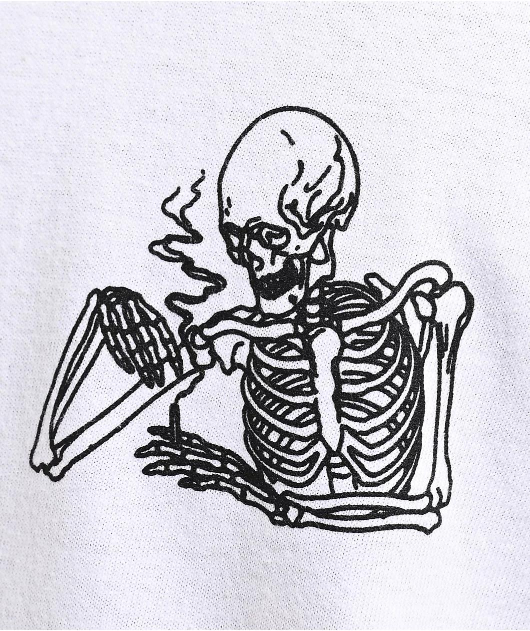 Nathans Lounge Enjoy Thyself White T-Shirt Product Image