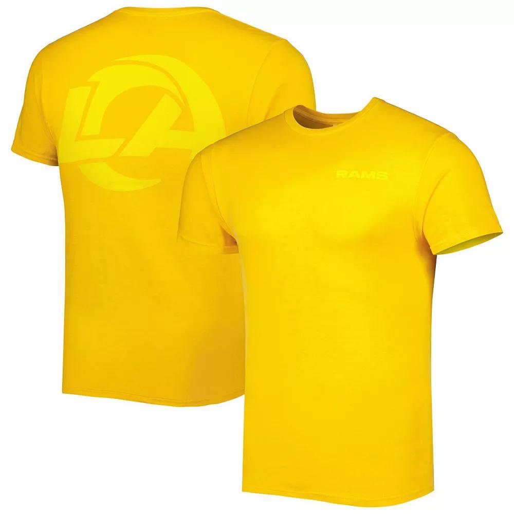 Men's '47 Gold Los Angeles Rams Fast Track Tonal Highlight T-Shirt,  Product Image