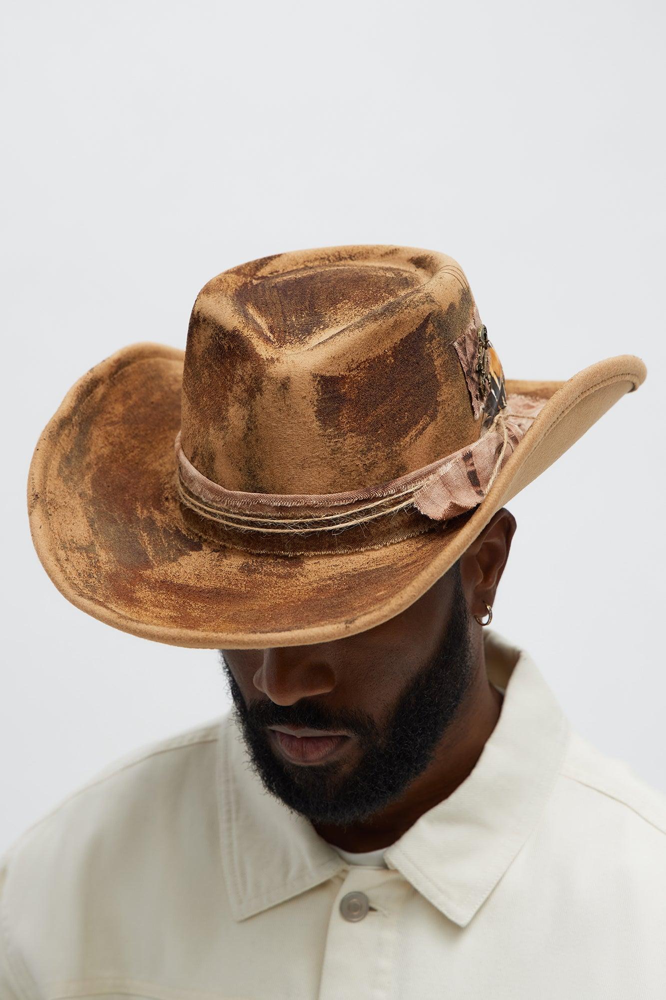 Dune Devil Novelty Cowboy Hat  - Tan Male Product Image