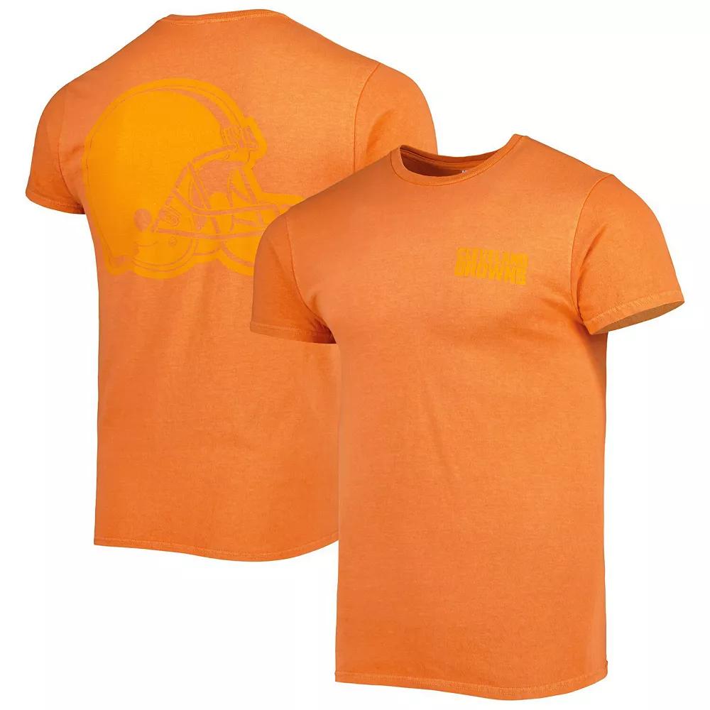 Men's '47 Orange Cleveland Browns Fast Track Tonal Highlight T-Shirt,  Product Image