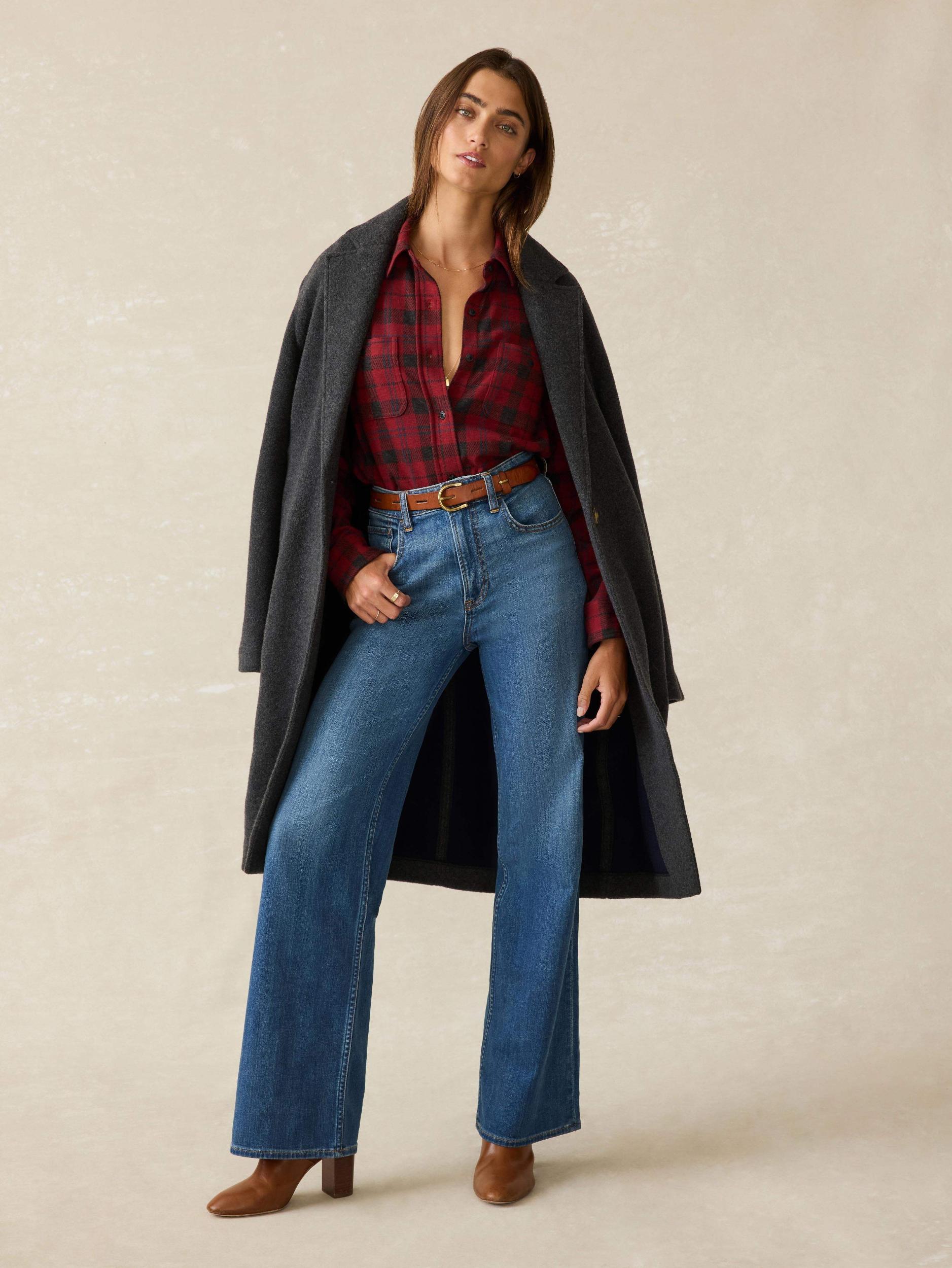 Atlantic Knit Coat - Charcoal Female Product Image