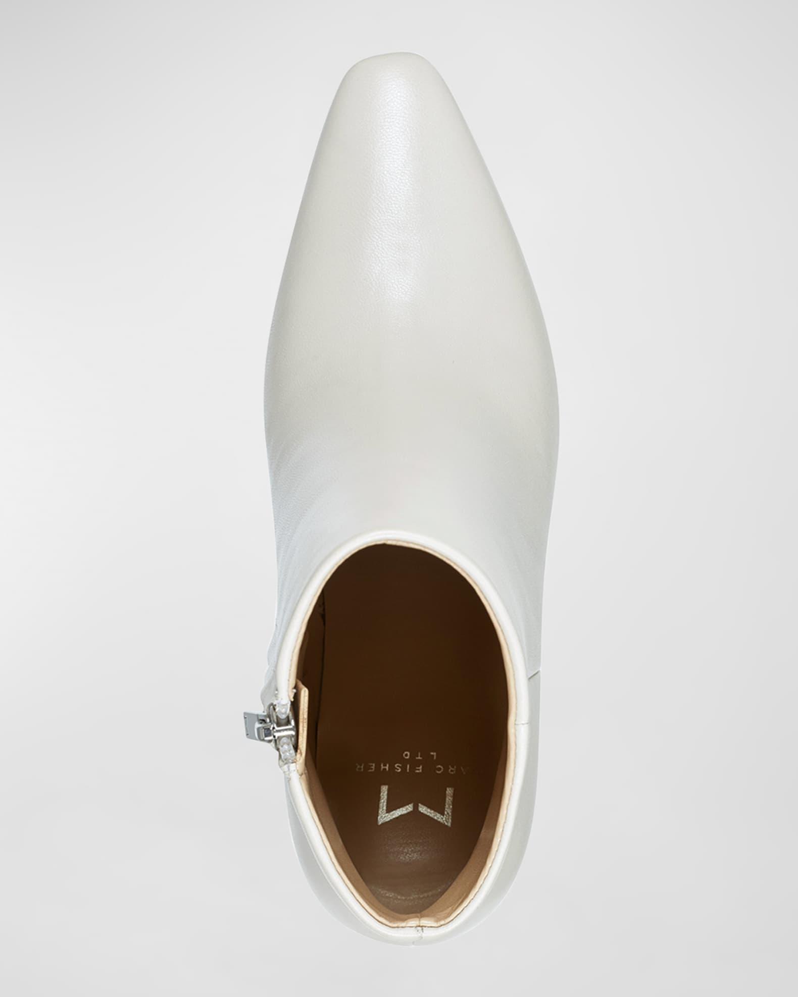 Yanara Leather Zip Booties Product Image