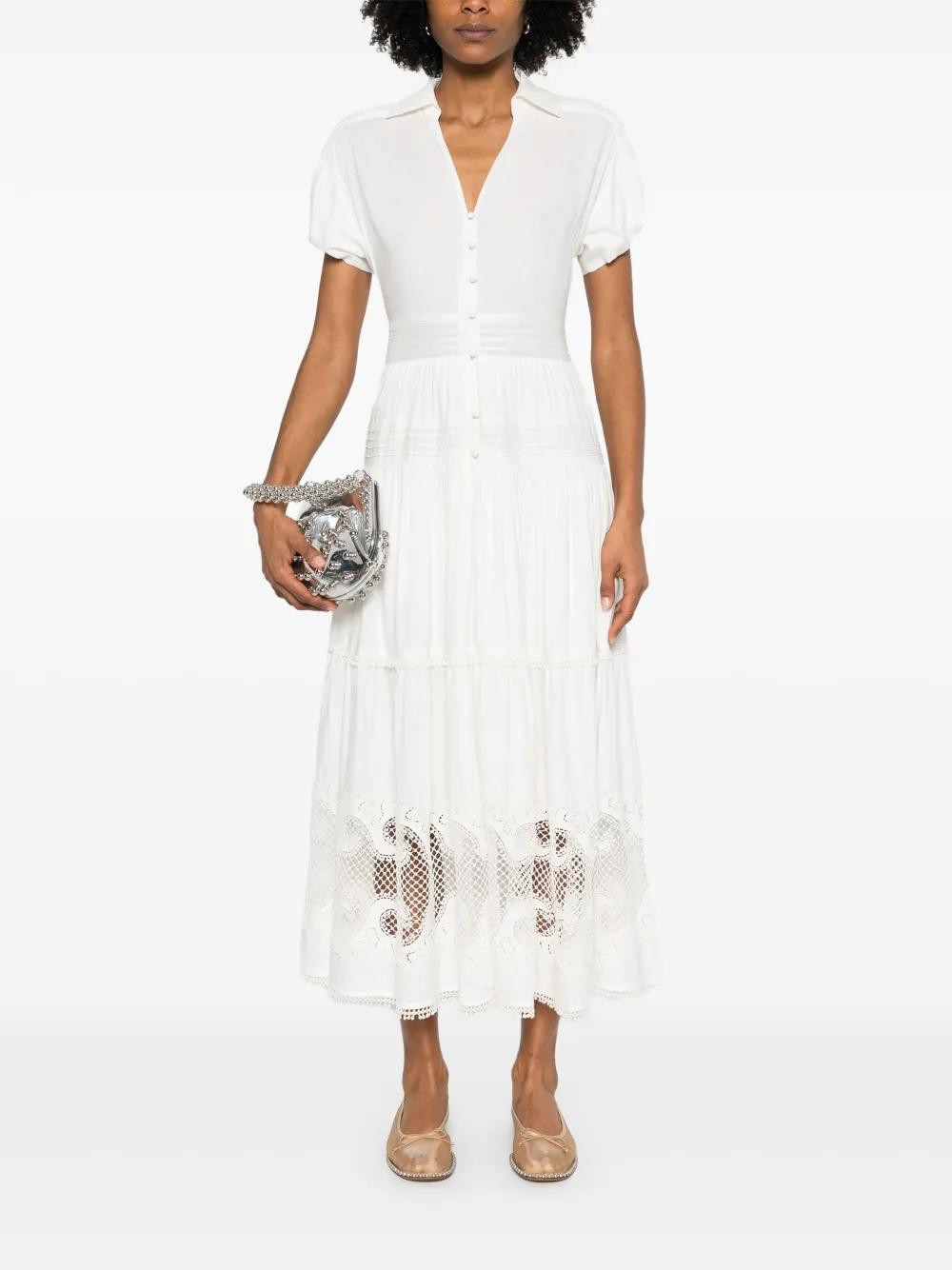 guipure-lace maxi dress Product Image