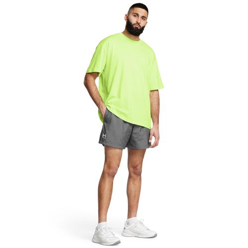 Under Armour Mens Under Armour Woven Volley Shorts - Mens Black/White Product Image