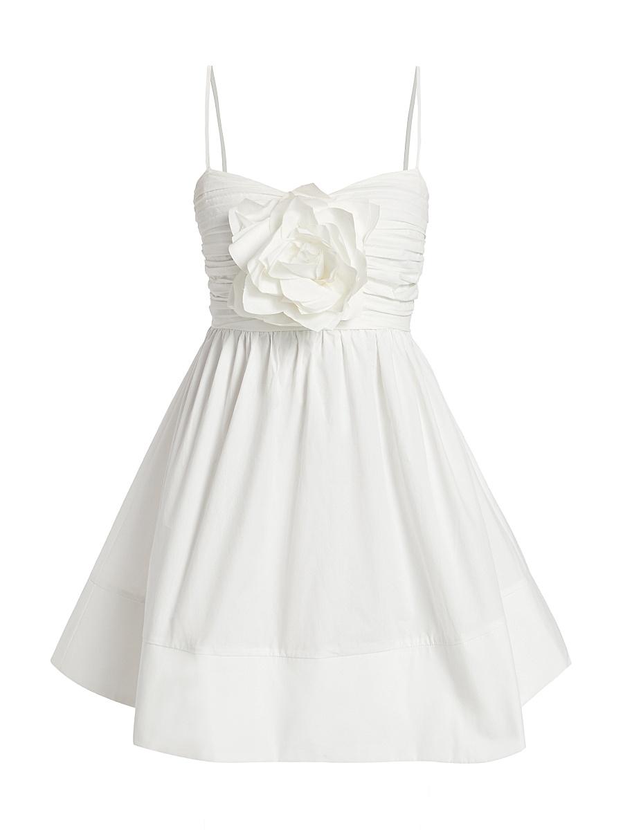 Womens Zephyr Floral Appliqu Minidress Product Image