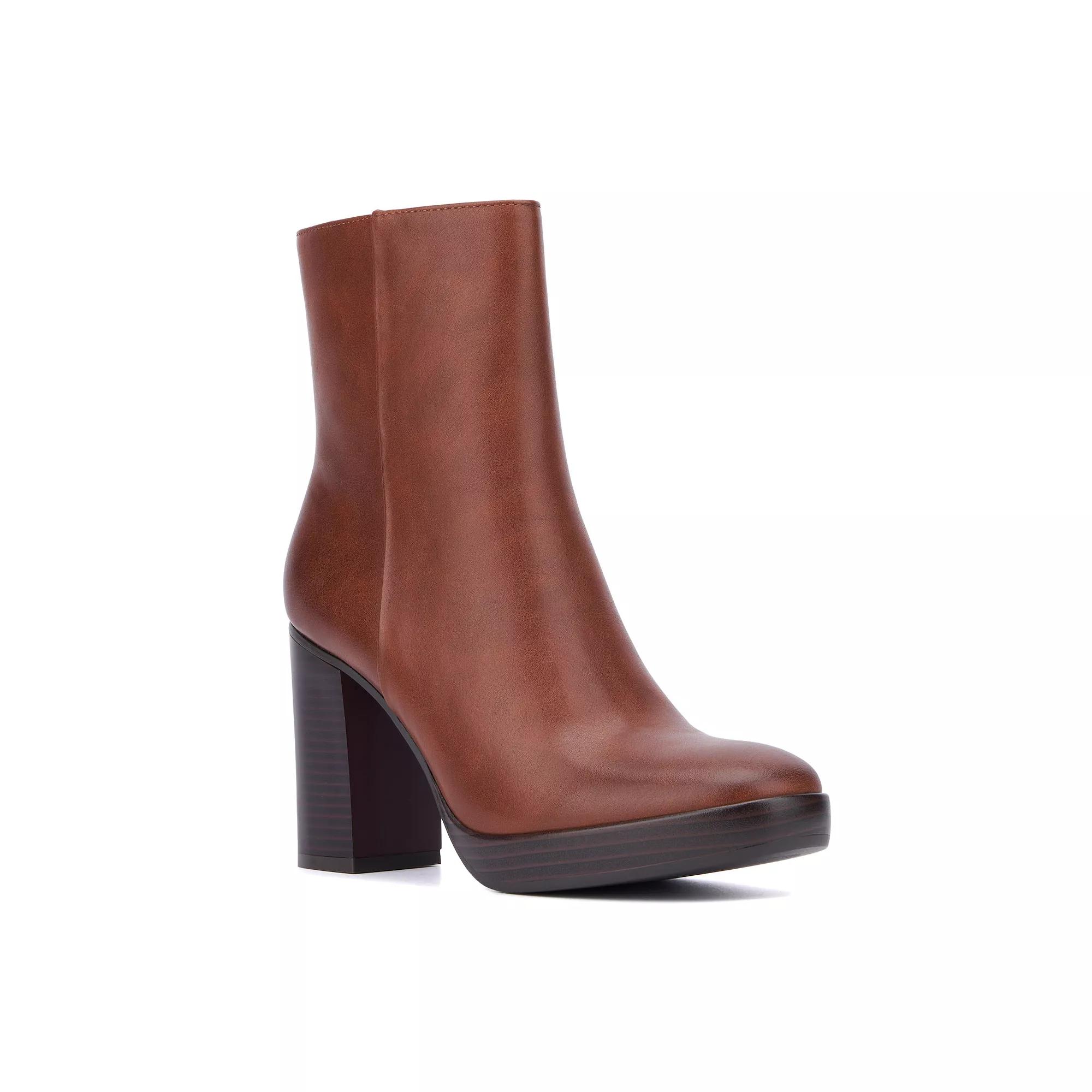 New York & Company Fay Women's Ankle Booties, Size: 7.5, Red Product Image