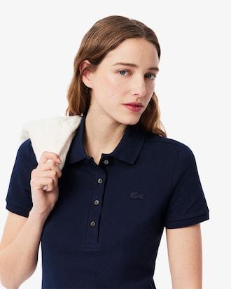 Slim Fit Stretch Piqué Polo Dress Product Image
