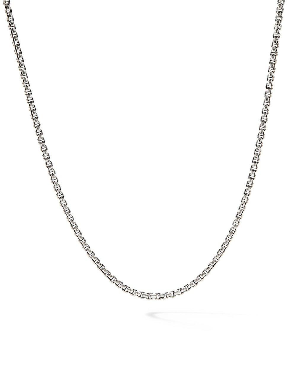 Box Chain Necklace with Gold, 18L Product Image