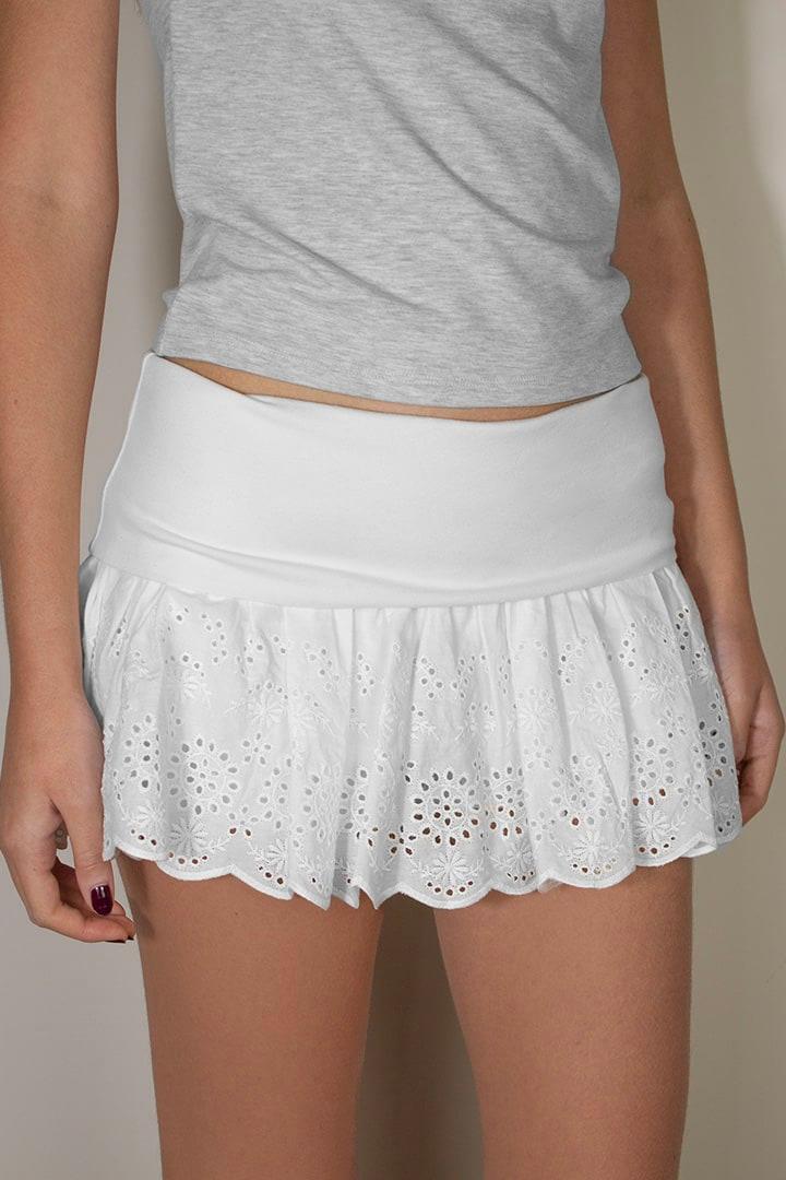 Broderie anglaise skort Product Image