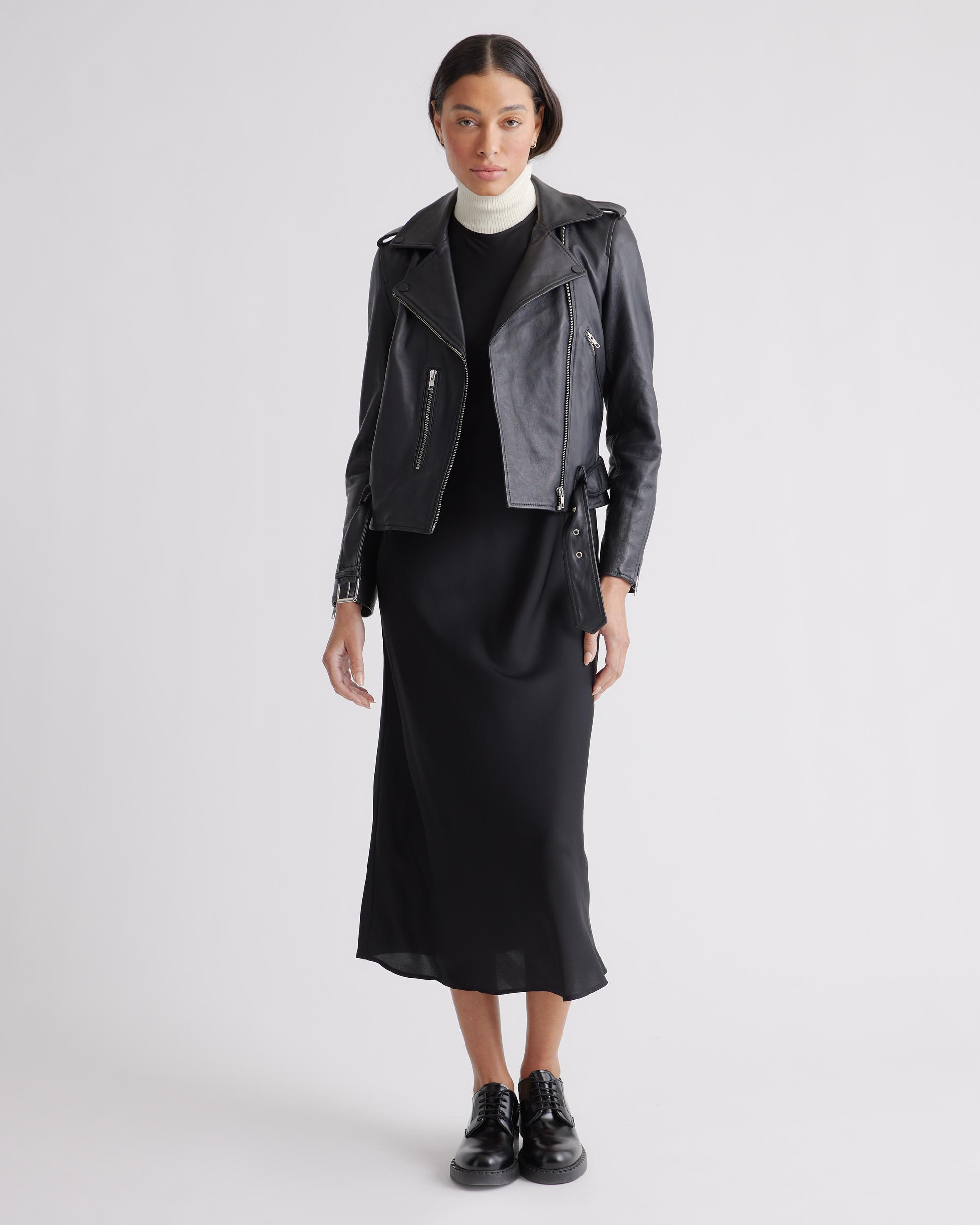 Quince | Women's Washable Stretch Silk Tank Top Midi Dress Size XS Product Image