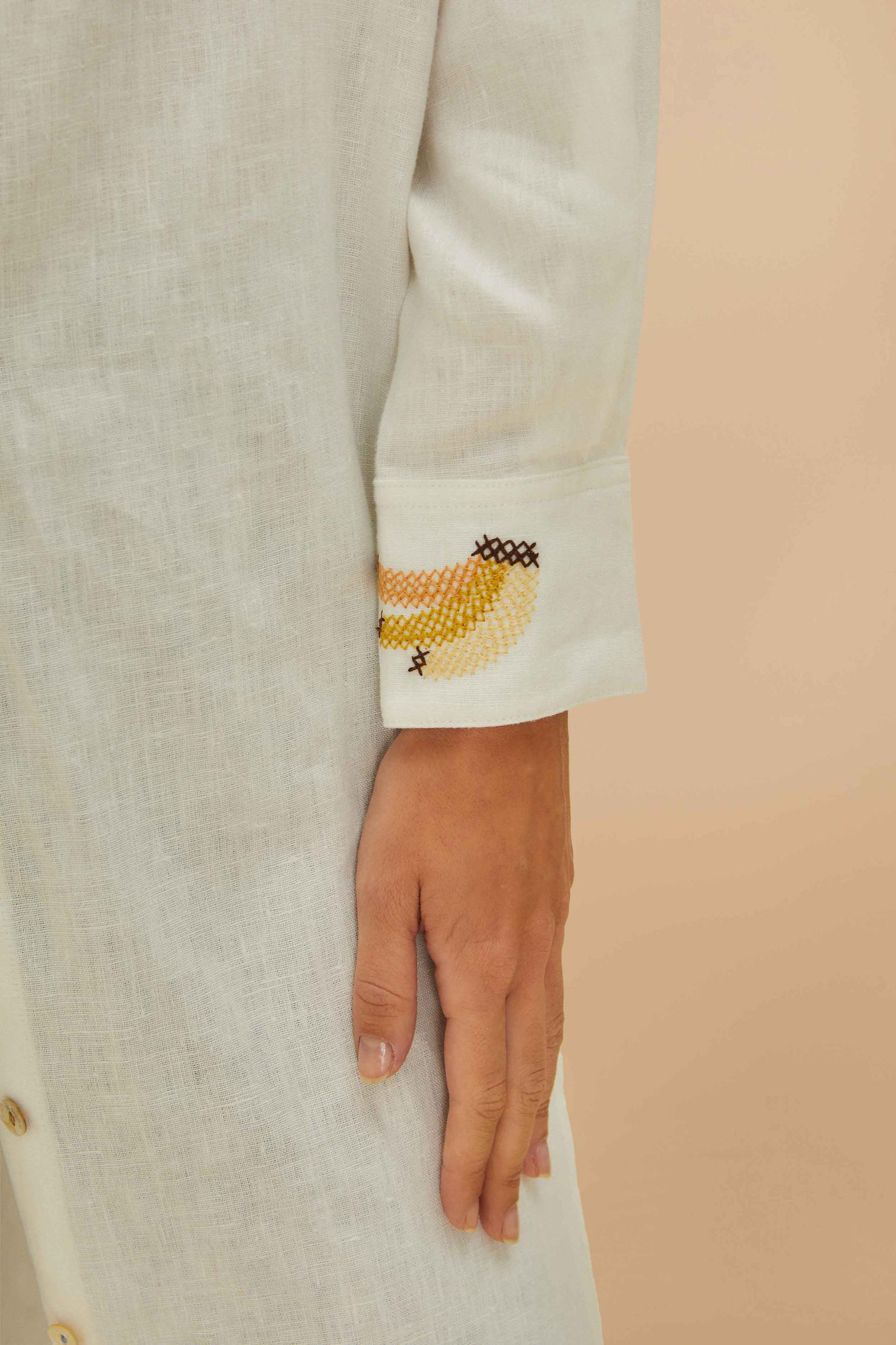 Off-White Euroflax™ Premium Linen Blouse Product Image