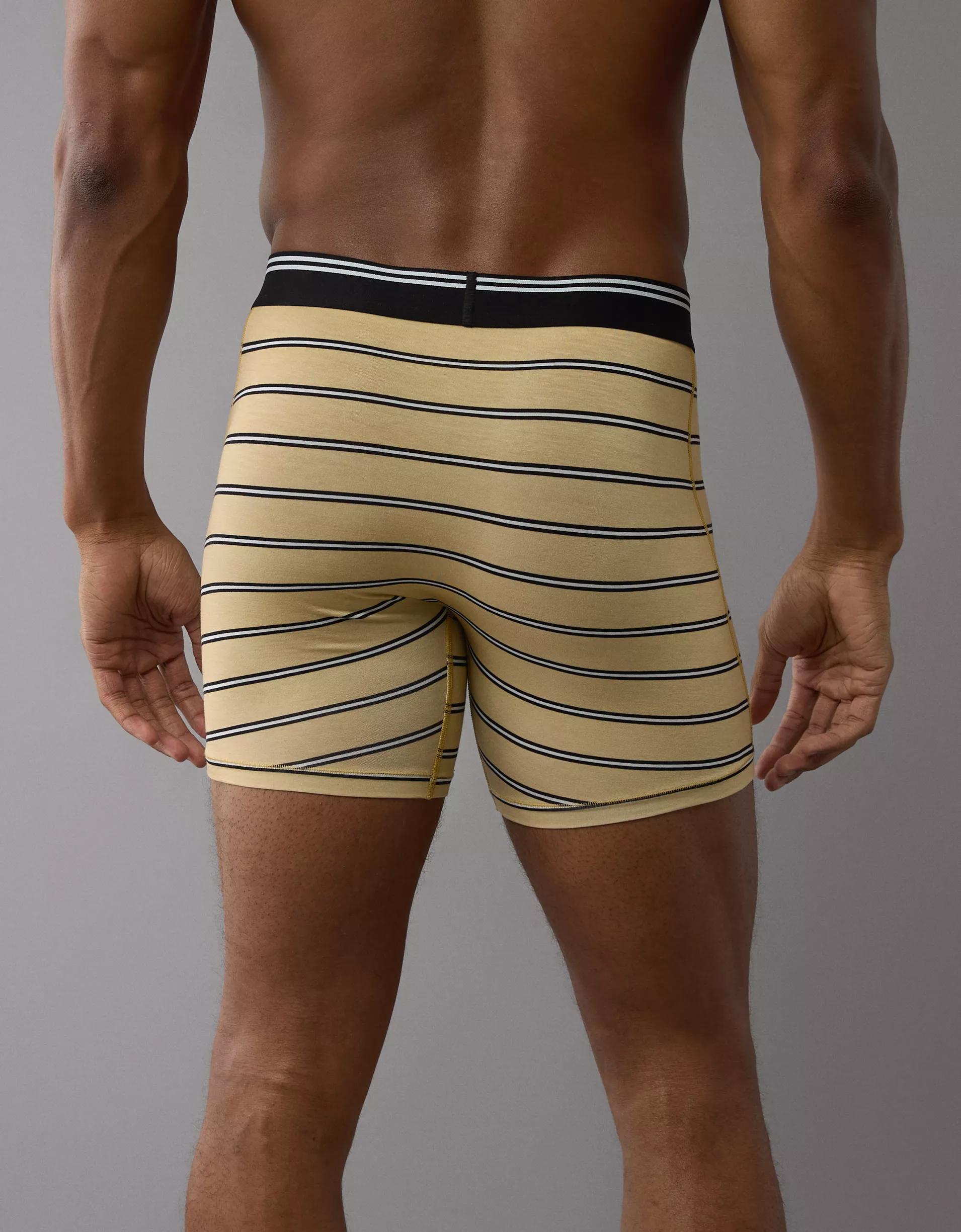 AEO Men's Striped 6" Ultra Soft Boxer Brief Product Image