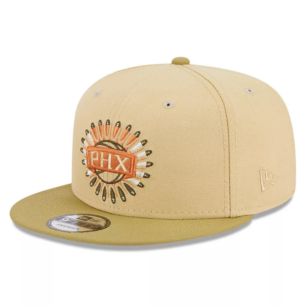 Men's New Era Khaki/Tan Phoenix Suns Green Collection Repreve 9FIFTY Snapback Hat, Phx Beig K Product Image