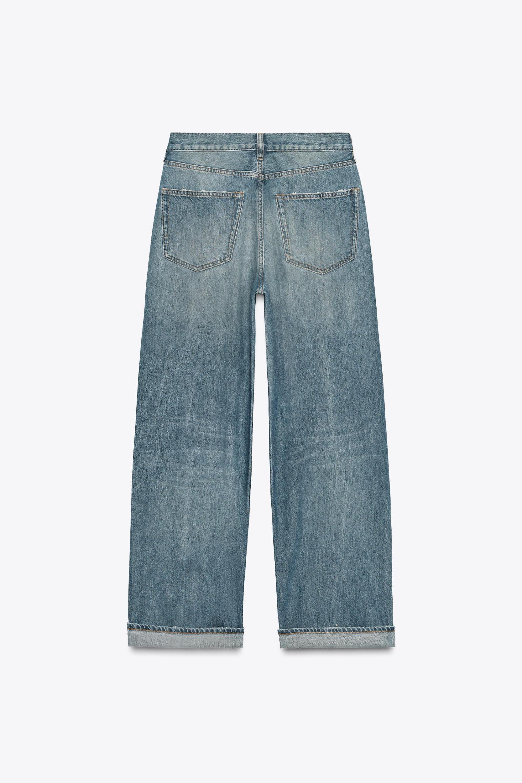 ZW COLLECTION MID-RISE BAGGY JEANS Product Image