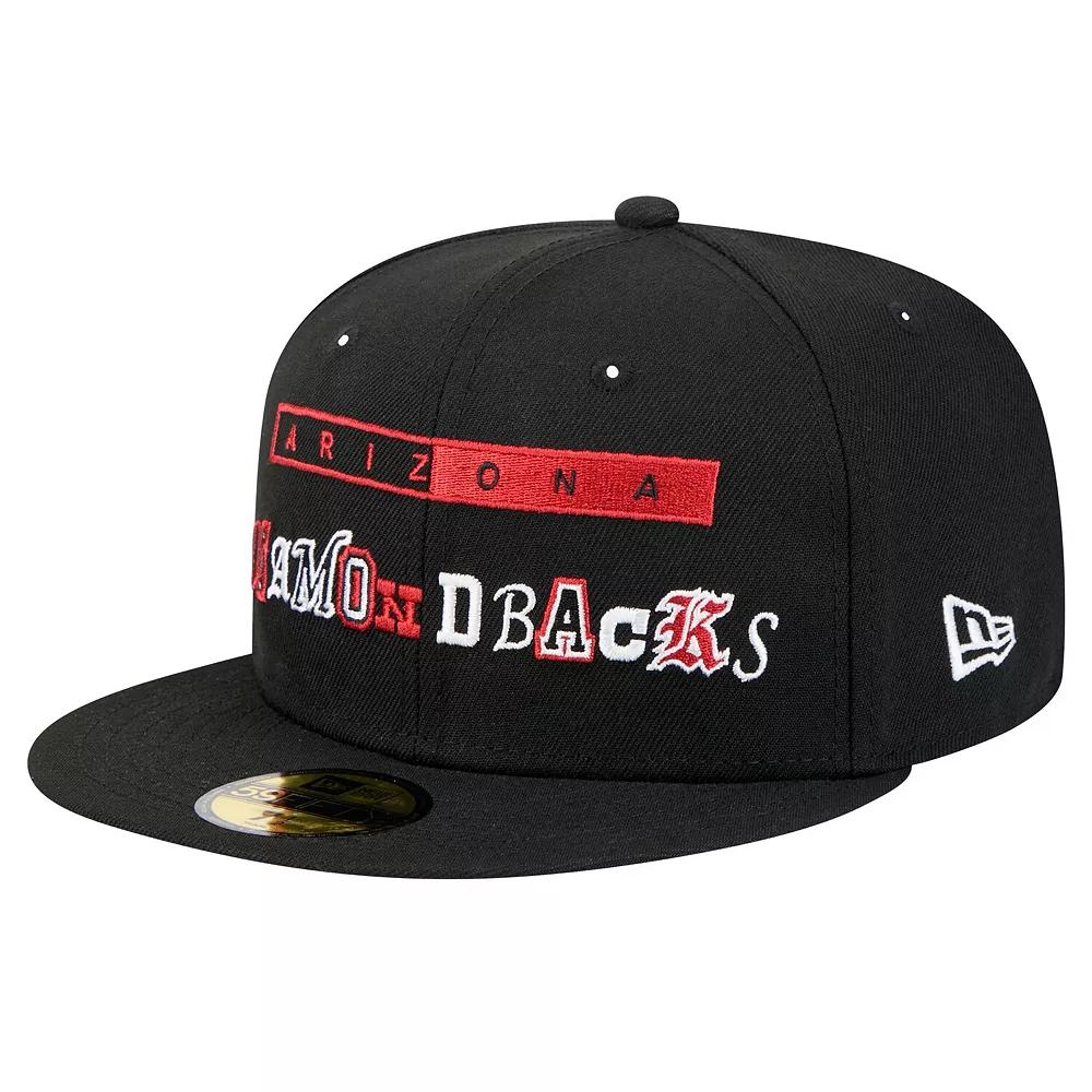 Men's New Era Black Arizona Diamondbacks Ransom 59FIFTY Fitted Hat,  Product Image