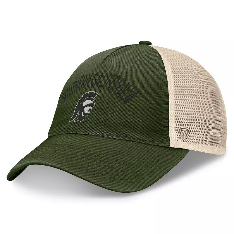 Men's Top of the World Hunter Green Michigan State Spartans OHT Military Appreciation Glory Trucker Adjustable Hat, Team Product Image
