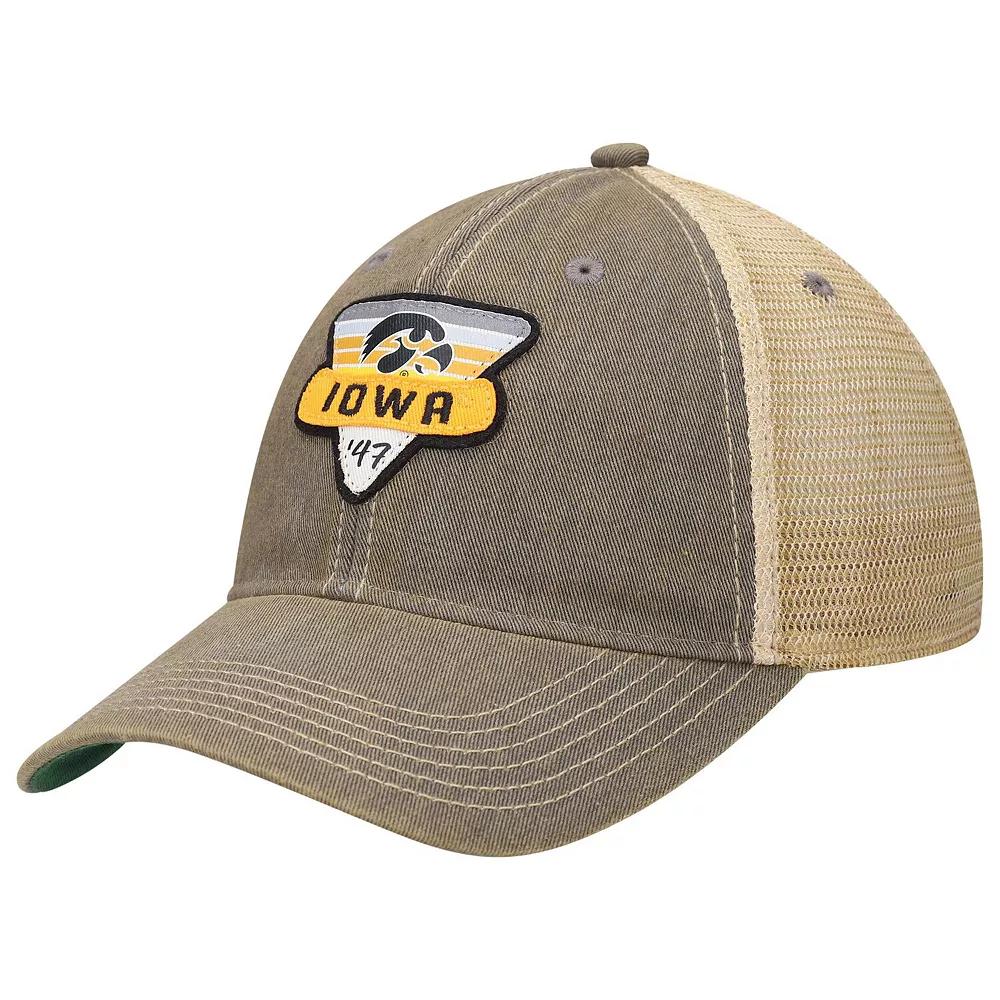 Men's Gray Iowa Hawkeyes Legacy Point Old Favorite Trucker Snapback Hat, Grey Product Image