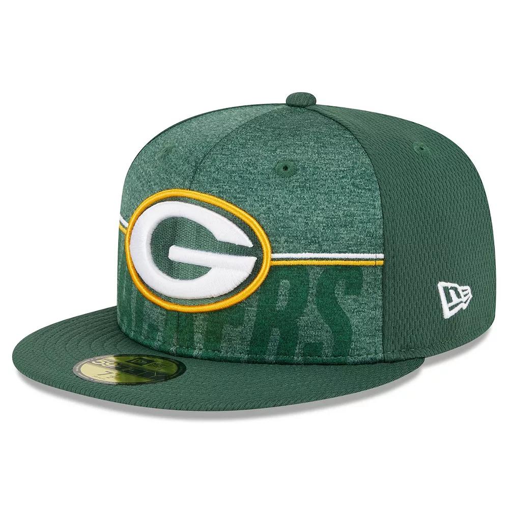Men's New Era Green Green Bay Packers 2023 NFL Training Camp 59FIFTY Fitted Hat, Size: 7 1/4 Product Image