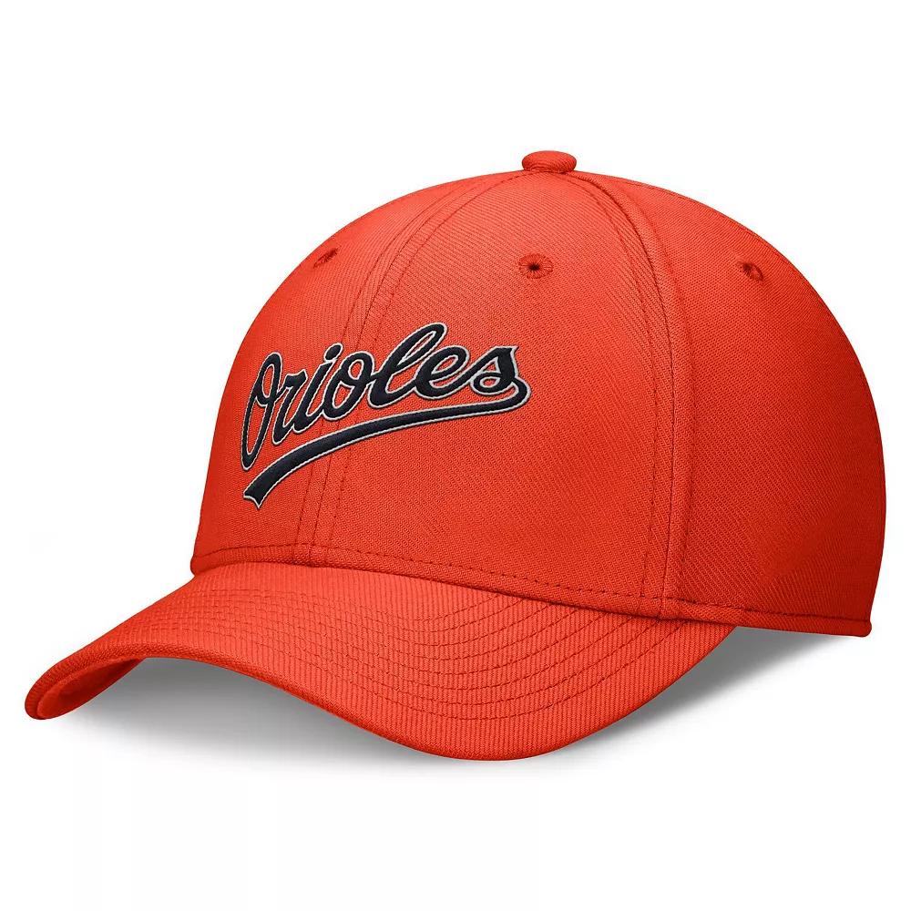 Men's Nike Orange Baltimore Orioles Rise Performance Flex Hat, Size: Small/Medium Product Image