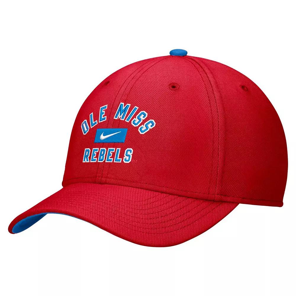 Men's Nike Red Ole Miss Rebels Rise Flex Hat,  Product Image