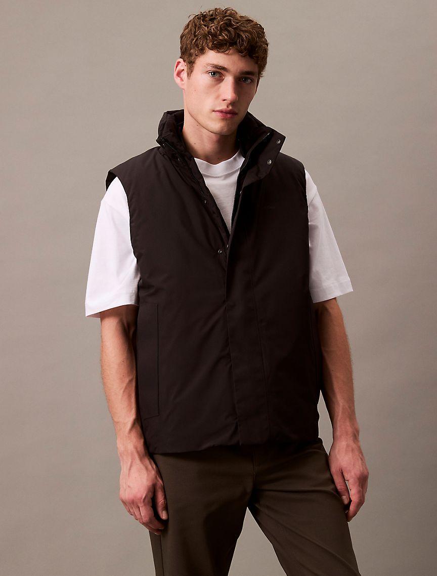 Tech Hooded Puffer Vest Product Image
