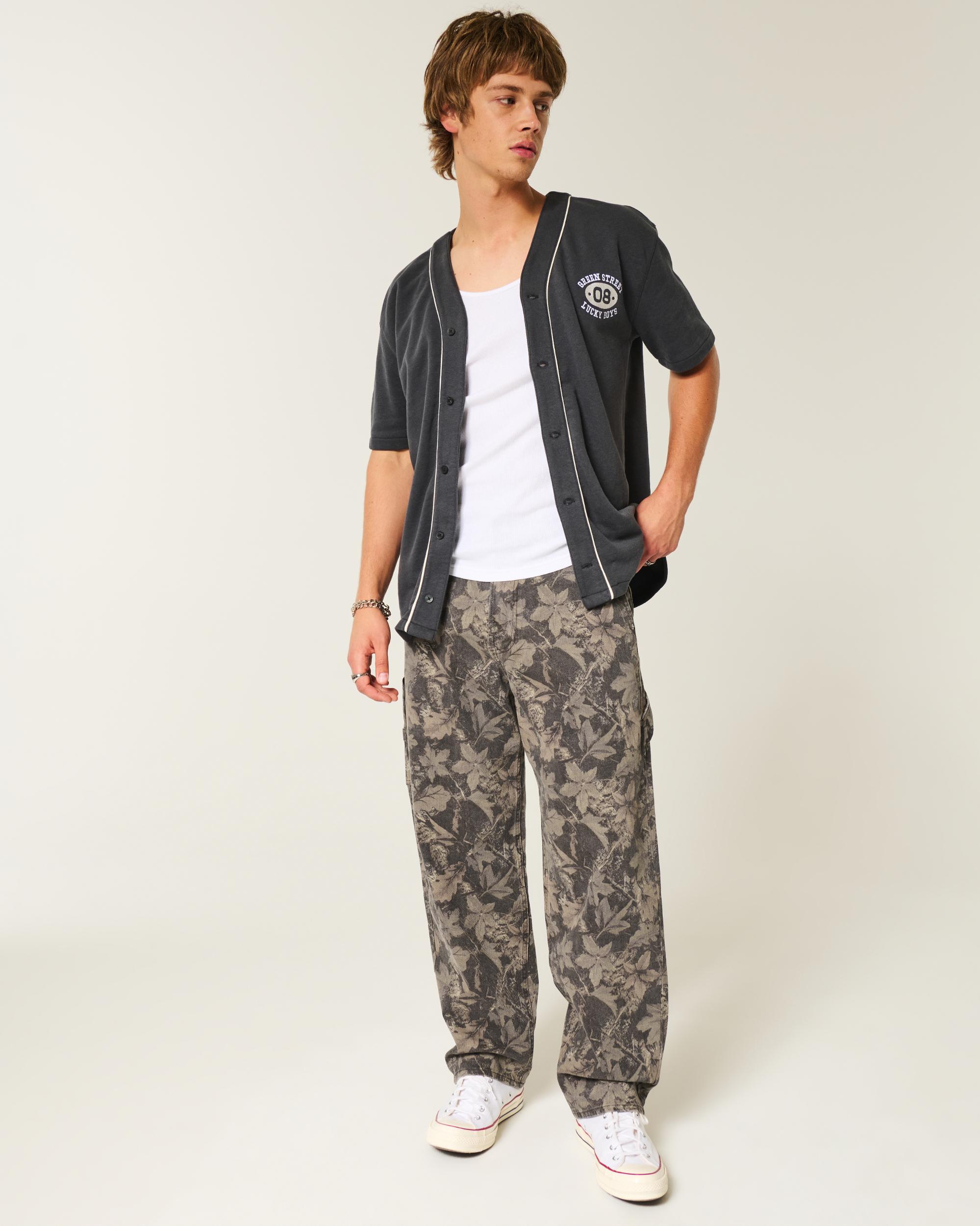 Camo Skater Baggy Painter Jeans Product Image