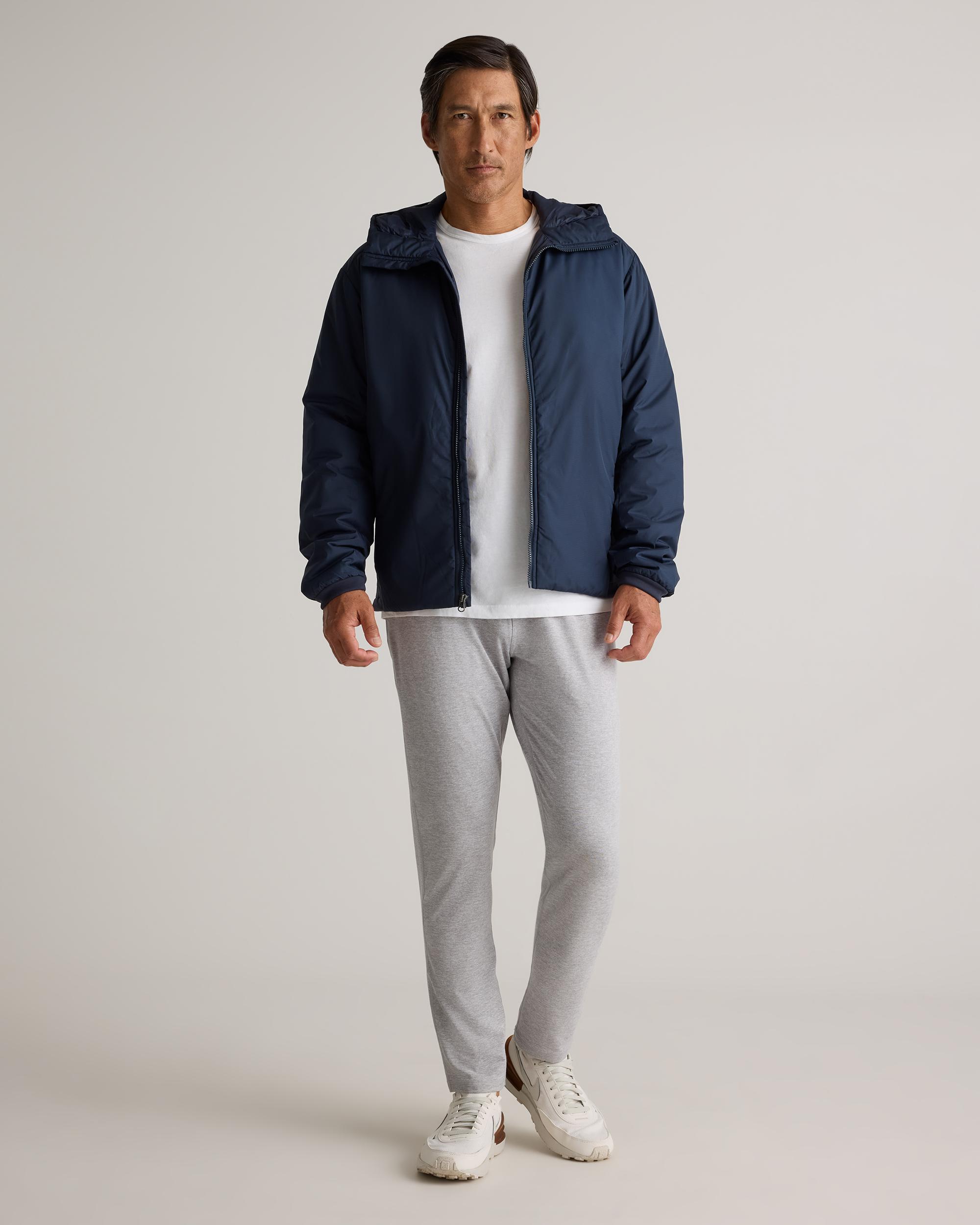 Quince | Men's Hybrid Insulated Lightweight Hooded Jacket Size XL, 100% Polyester Product Image