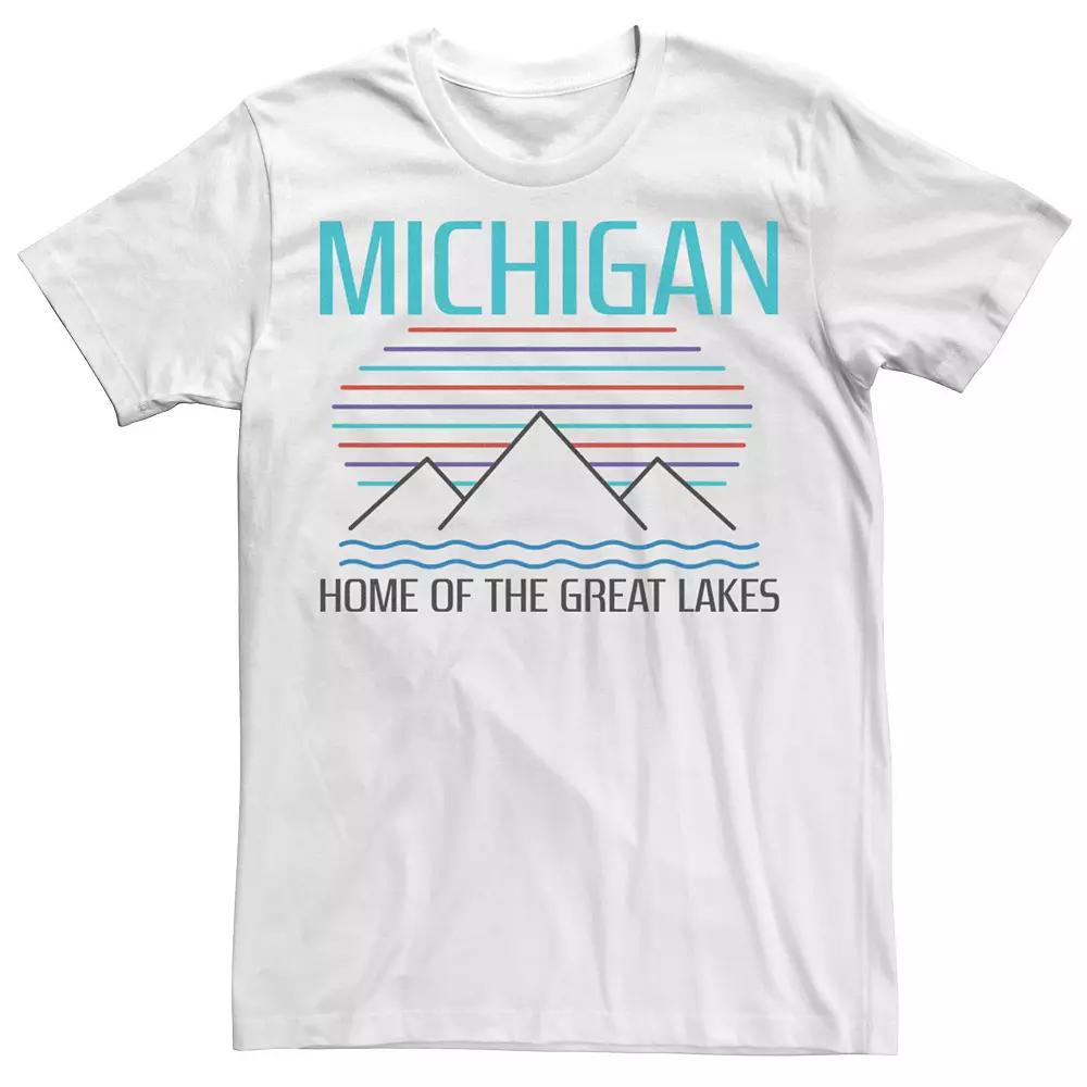 Men's Michigan Lakes Destination Logo Tee,  Product Image