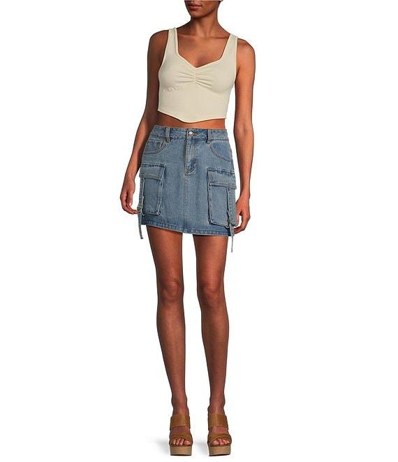 C&V Chelsea & Violet Knit V Hem Tank Top Product Image