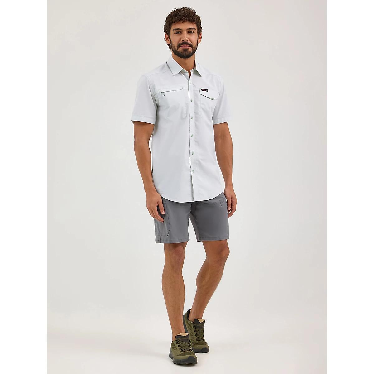 Wrangler ATG™ Men's Cedar Zip Pocket Shirt in Silt Product Image